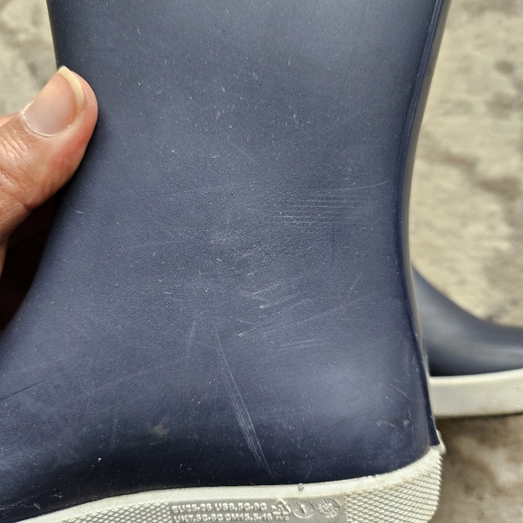 Toddler rain boots navy 8.5 - Picture 9 of 12